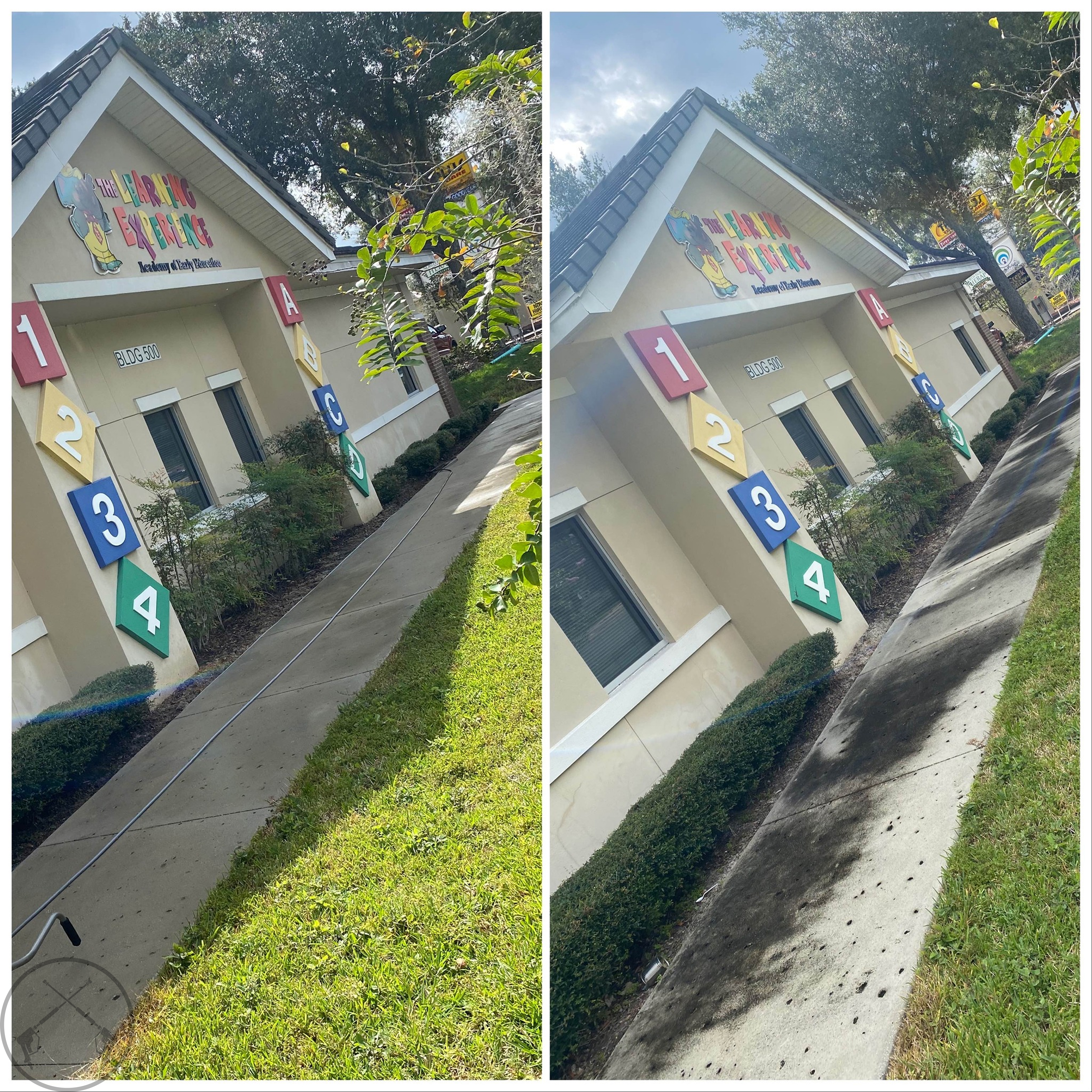 description of pressure washing job