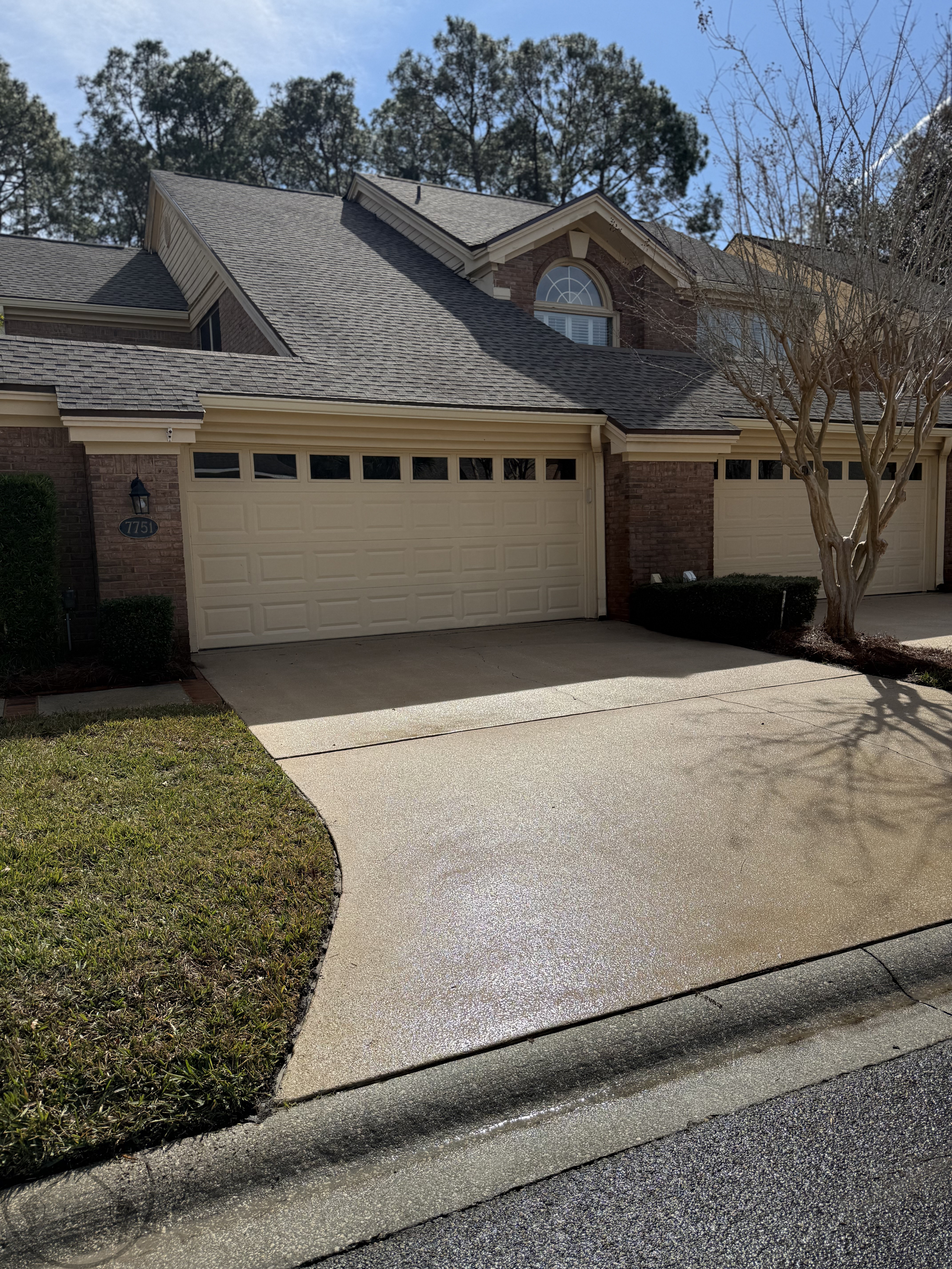 description of pressure washing job
